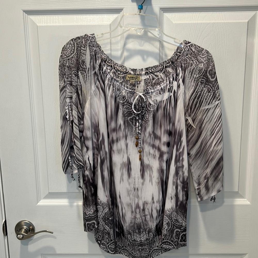 Beautiful peasant, blouse, size large
